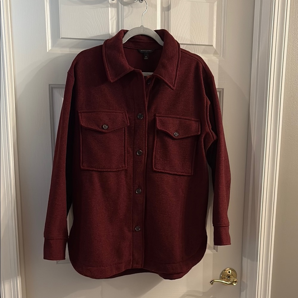 Banana Republic Red Heather Shacket
